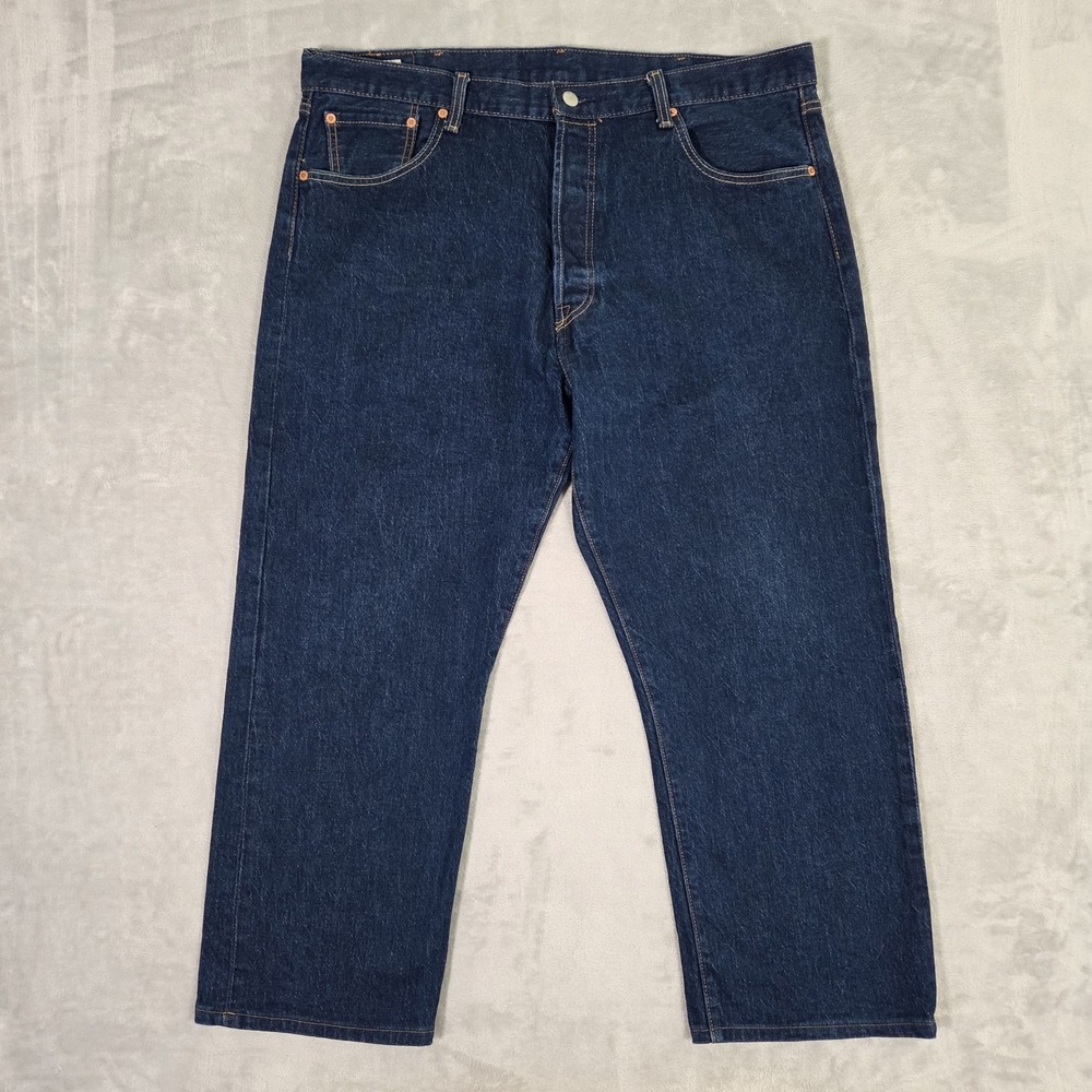 Levis Premium 501 93 Straight Leg Jeans Mens 40x26 Blue Medium Wash 79830-0241